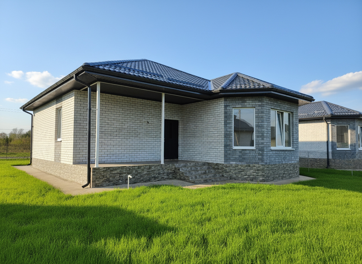 Подходит Семейная ипотека! Дом площадью 92 кв.м., расположенный на земельном участке 5 сот., назначение: ИЖС. В доме 3 комнаты, большая кухня-гостиная с выходом на террасу площадью 20 кв. м., 2 с/у. В доме выполнена качественная предчистовая отделка, есть возможность выполнить ремонт под ключ по сог